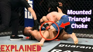 Khabib Nurmagomedov: Mounted Triangle Choke - Explained.