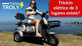 Novo triciclo eletrico Troly 2024, vale a pena?