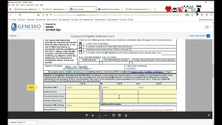 Help for the Authorized Representative - Form I 9