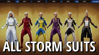 Every Storm Suit Showcase | Midnight Suns