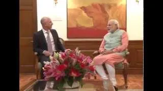 CEO of Amazon.com Jeffrey P. Bezos calls on PM