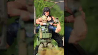 Hiyatoys 1/12 Rambo unboxing!! #newshorts #review  #rambo #onetwethscale #hiyatoys #actionfigures