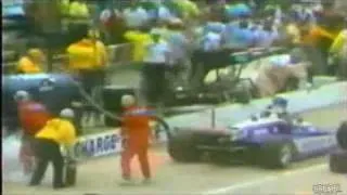 Pit Crew Engulfed By Invisible Fire!