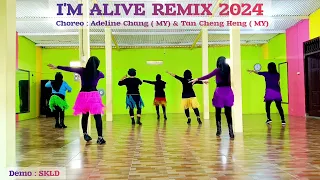 I'M ALIVE REMIX 2024-LINEDANCE #SKLD #linedancer