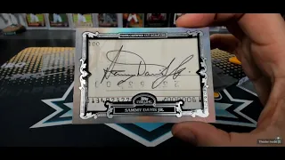 2020 Topps Sterling Baseball Triple Box Break #2 Sammy Davis Jr Cut Auto #1/1!