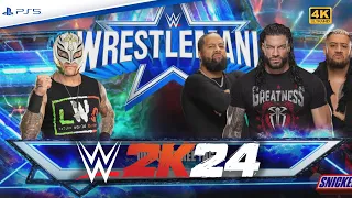 WWE 2k24 : Ray Mysterio vs The Bloodline - Handicap Match Survivor Series
