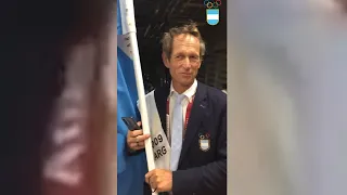 La delegación argentina desfiló con entusiasmo en la ceremonia Inaugural de los Juegos de Tokio