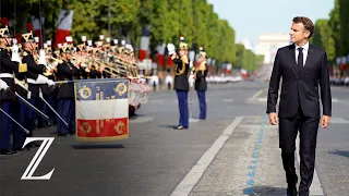 Militärparade in Paris zum französischen Nationalfeiertag