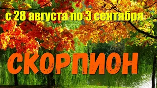 СКОРПИОН ♏️с 28 августа по 3 сентября.