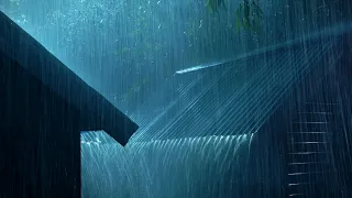 Stop Overthinking & Sleep Instantly with Heavy Rain on Metal Roof & Mighty Thunder Sounds at Night#1