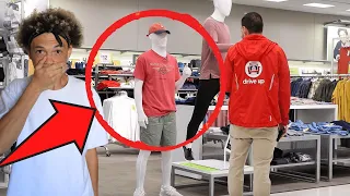 Mannequin Scare Prank! (Kicked out of store)