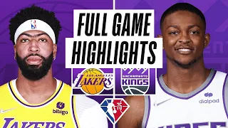 Los Angeles Lakers vs. Sacramento Kings Full Game Highlights | NBA Season 2021-22
