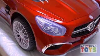 12V battery powered ride on car with LED wheels SL65 Mercedes