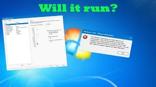 What is Windows 7's bare minimum RAM requirement?