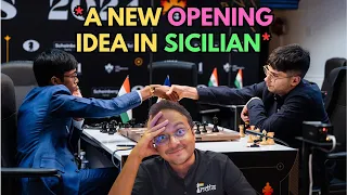 Praggnanandhaa's new opening idea in Sicilian Taimanov against Firouzja | FIDE Candidates 2024