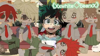 mha react to deku {forgotten deku au}