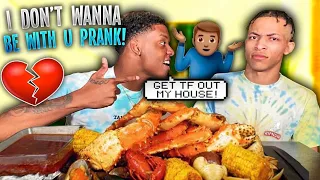 💔BREAKING UP WITH MY BOYFRIEND MUKPRANK😳(BAD REACTION)😳 KINGCRAB MUKBANG SEAFOOD BOIL