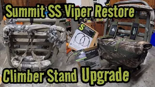 Summit Viper SS Hunt Stand Restore & Upgrade : Deluxe Straps, Surround seat Review