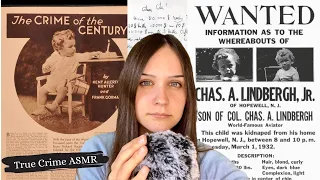 ASMR True Crime: The Lindbergh Kidnapping Case (mic brushing, clicky whispers)