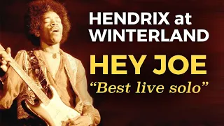 Jimi Hendrix Hey Joe Winterland Solo Lesson w/tab