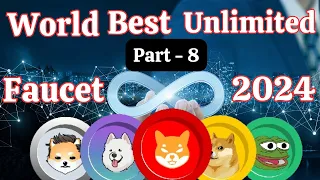 World Best Unlimited Faucet ||Part 8||#crypto2024 #faucetunlimited #hksearnfreewithfun #earnfreedoge