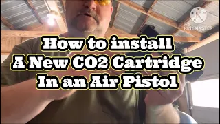 CO2 Cartridge Install in an Air Pistol #shorts