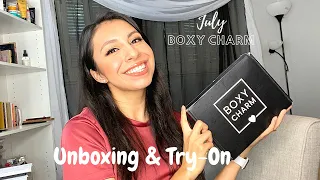 BOXYCHARM JULY 2020 UNBOXING | TRY ON | BASE BOX