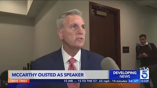 Kevin McCarthy ousted as Speaker in historic vote