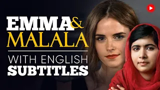 ENGLISH SPEECH | EMMA WATSON & MALALA: Amazing Interview (English Subtitles)