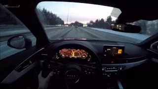 2016 Audi A4 B9 2.0 TDI Quattro 60 FPS POV/test drive acceleration