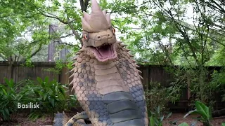 See Dino Don's dragons in motion — before they come to the Milwaukee County Zoo