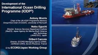 Development of the IODP-3, Prof Tony Morris, 20th July 2023