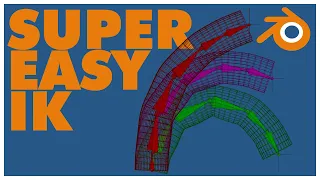Inverse Kinematics in Blender (THE SUPER EASY WAY)