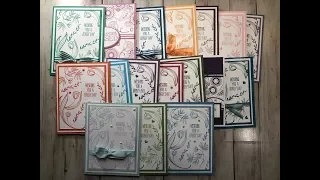 Weekly Live Video and Stampin' Up! Retiring Colors demo - Episode 254