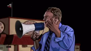 A SCANNER DARKLY: Alex Jones scene