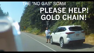 ★ ☆☆☆☆ "No Gas" Scam (Gold chain jewelry being offered) - Enumclaw Washington