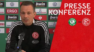 VfL Oldenburg vs. Fortuna Düsseldorf 0:5 | F95-Pressekonferenz | 2021/22 | Preußer nach DFB-Pokal