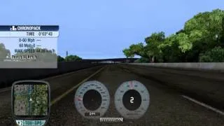 mercedes clk200 k acceleration 0-100 (tdu1)