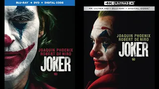 Joker Blu-ray vs 4K Blu-ray Comparison (SDR version)