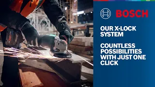 Bosch X-LOCK system: One angle grinder, many accessories