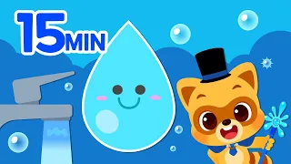 Water Songs For Kids 🎵| 15min Rhymes | For Kids | Water Song Compilation