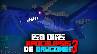 Sobreviví 100 días En Un Apocalipsis de Dragones En Minecraft HARDCORE... Esto fue lo que pasó