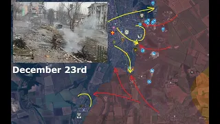 Russia-Ukraine War: Ukrainian Bakhmut Counterattack? Russian Breakthrough? - Decembr 23rd