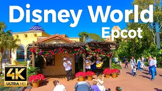 Disney World Walking Tour - Epcot (4K Ultra HD 60fps) – With Captions