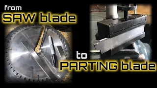 The SAW blade / PARTING blade experiment.