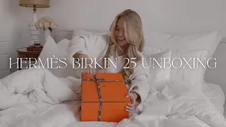 Hermès Birkin 25 Unboxing | The Most Beautiful Hermès Bag I have EVER SEEN & Styling it