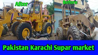 big Pakistani mechanic cat® wheel loader 950b full damage machine repair || caterpillar machinery