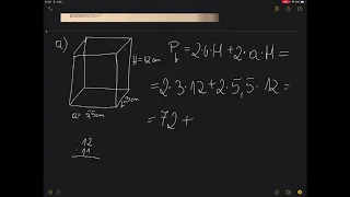 Lekcja 32. Pole powierzchni graniastosłupa prostego-klasa VI