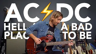 AC/DC - Hell Ain't A Bad Place To Be Guitar Lesson Tutorial - Chords & Riffs