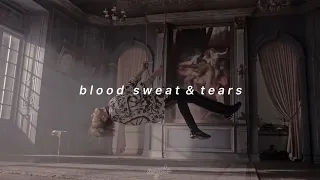 bts - blood sweat & tears ( 𝘀𝗽𝗲𝗱 𝘂𝗽 + 𝗿𝗲𝘃𝗲𝗿𝗯 )